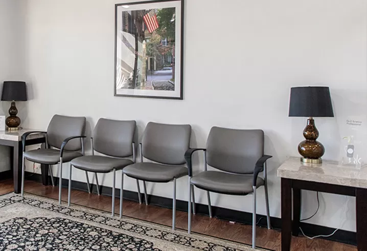 Concord Gentle Dental appointment waiting area in New Hampshire