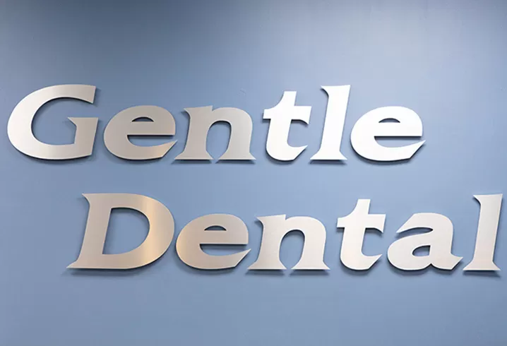 Gentle dental Waltham Signage