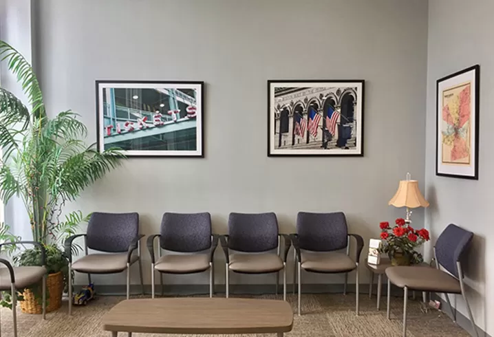 Gentle Dental Worcester Waiting Area